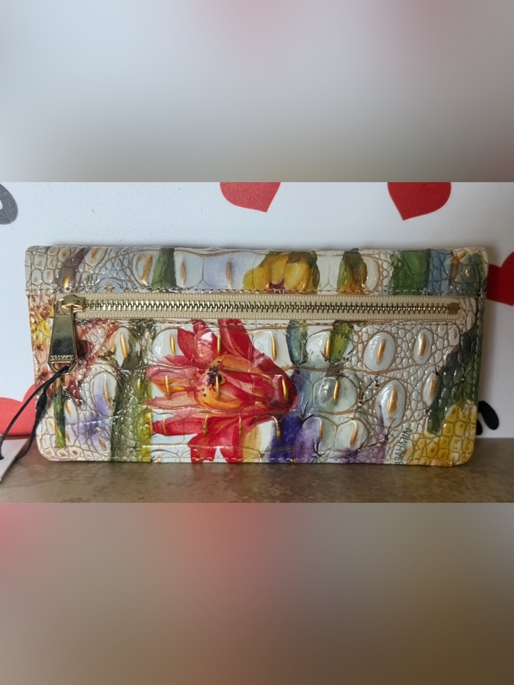Brahmin Ady Wallet Succulent Bloom Cactus HTF NWT GORGEOUS COLORS